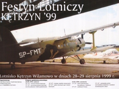 Plakaty Mazurskich Festynów Lotniczych 1999