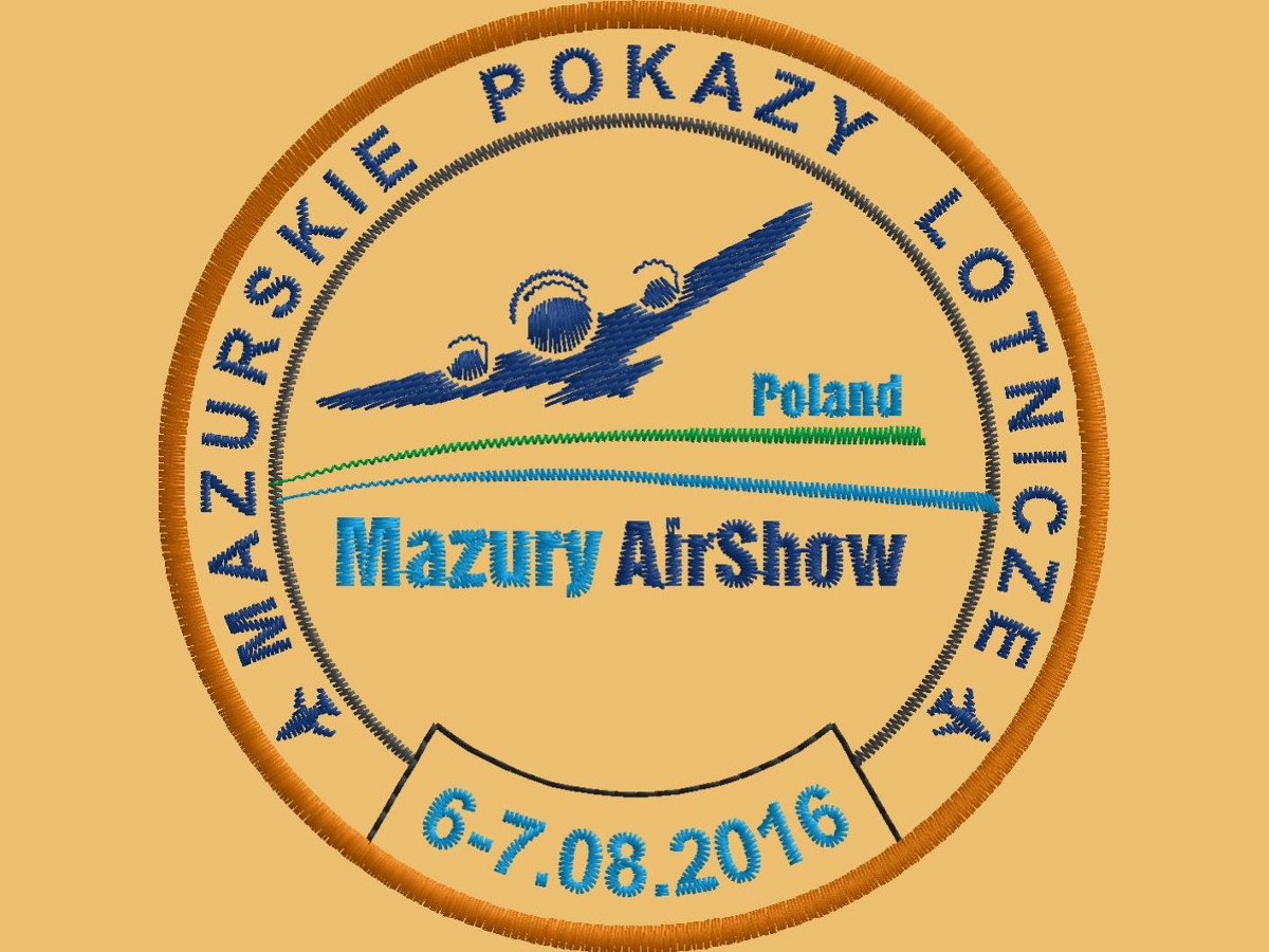 Okolicznościowa plakietka Mazury AirShow 2016