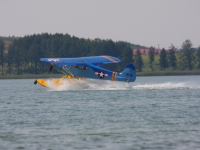 Mazury AirShow - Wodnosamoloty Piper PA 18