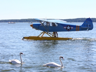 Mazury AirShow - Wodnosamoloty Piper PA 18