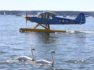 Mazury AirShow - Wodnosamoloty Piper PA 18