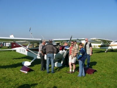 Na lotnisku Sasnava koło Mariampola