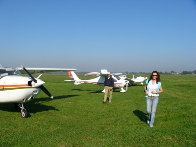 Na lotnisku Sasnava koło Mariampola