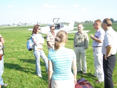 Na lotnisku Sasnava koło Mariampola