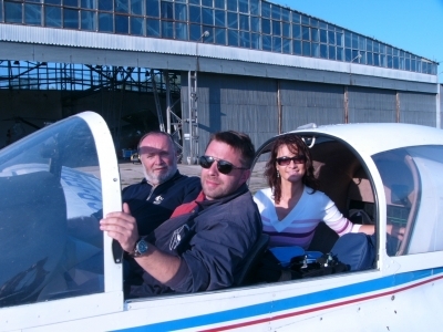 Przed wylotem - na lotnisku Wilamowo