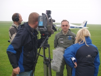 Przed wylotem - na lotnisku Wilamowo