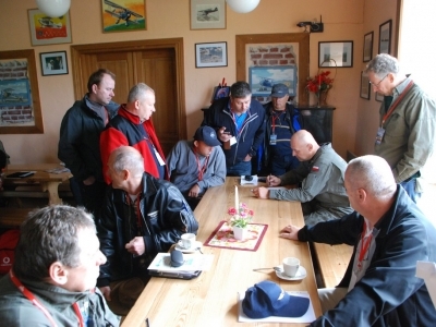 Przed wylotem - na lotnisku Wilamowo