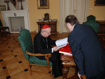 Wizyta u Kardynała Dziwisza