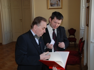 Wizyta u Kardynała Dziwisza